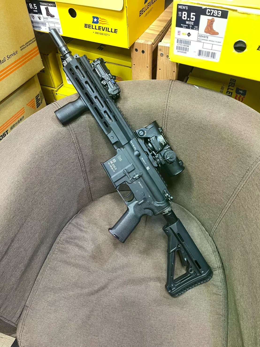 TOKYO MARUI MWC HK416 KIT 生存遊戲 突擊步槍 展示照