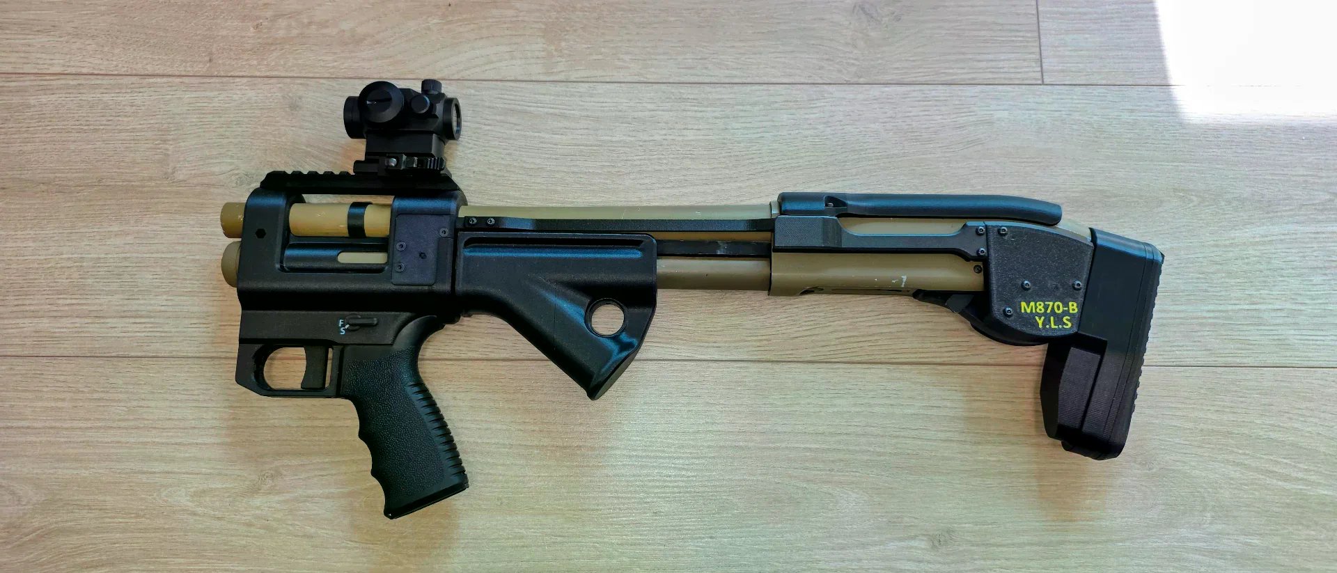 Golden Eagle+亞龍工作室 M870-B 生存遊戲 散彈槍 展示照