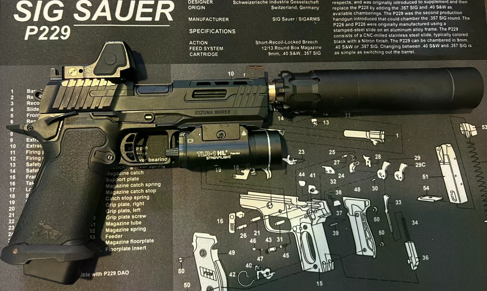 Kizuna Works assassin's pistol 生存遊戲 手槍 展示照
