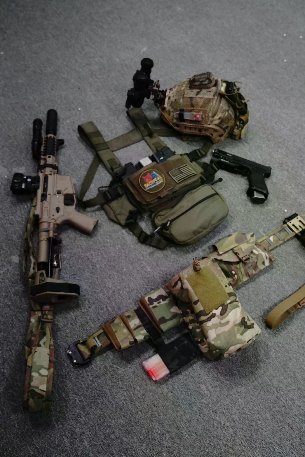 自組牌 水彈SLR爆改成6MM AEG系統 生存遊戲 突擊步槍 展示照